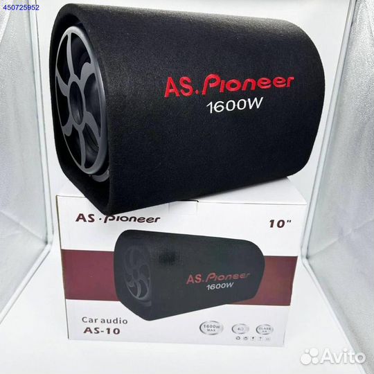 Активный сабвуфер pioneer 10 дюймов