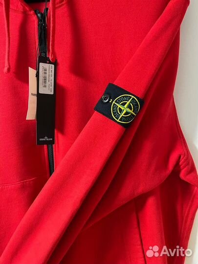 Stone island Compass patch zipped hoodie 771564220