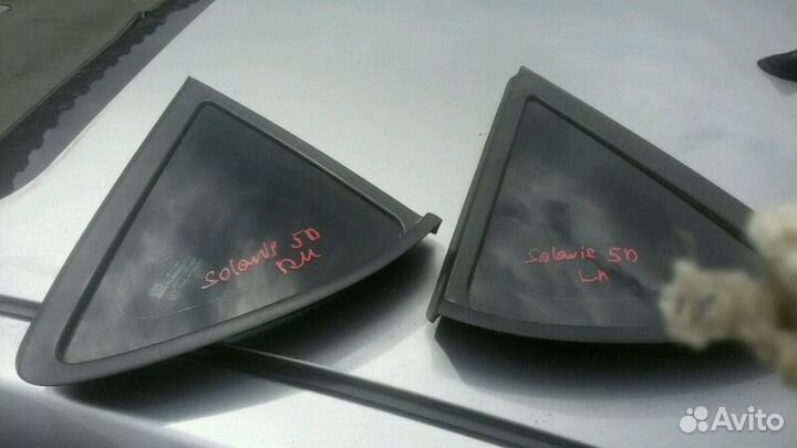 Форточка левая на Хюндай Солярис хэтч