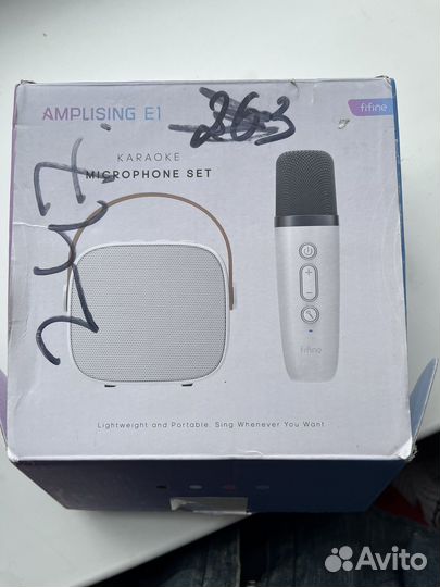 Музыкальная колонка с функцией караоке Fifine El