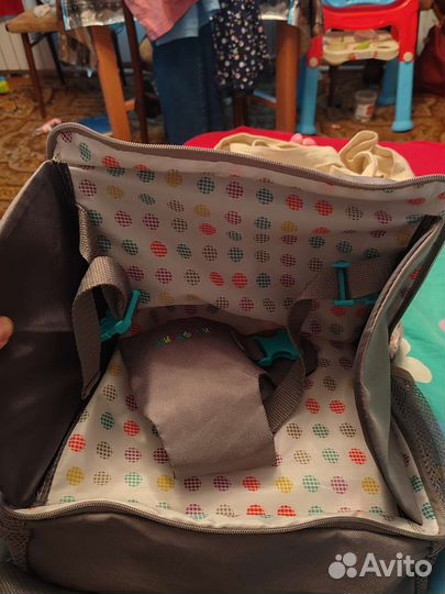 Стульчик для кормления бустер жирафики