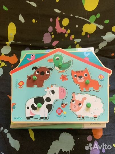 Развивающие игрушки Djeco battat b. Toys пазл