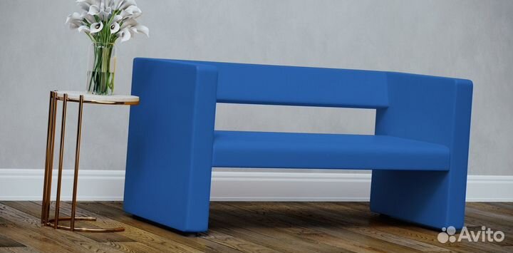 Кожзам диван офисный