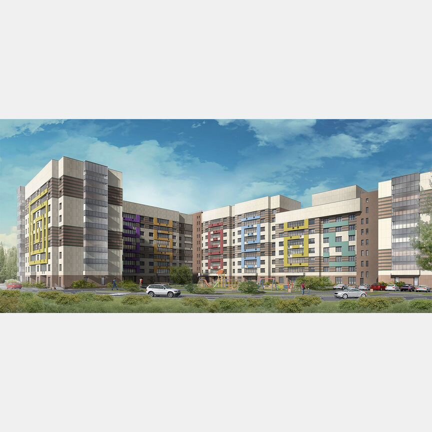 2-к. квартира, 67,4 м², 5/7 эт.