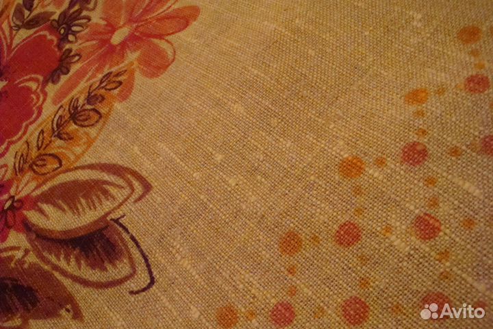 Скатерть лен рогожка новая СССР