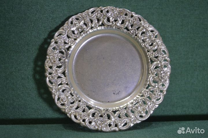 Тарелочка, блюдце. Легкий металл