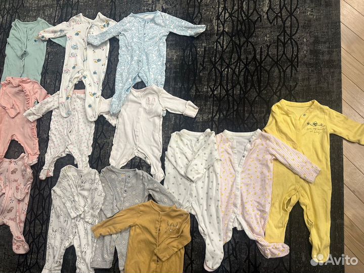 Боди слипы mothercare (morherbare) пакетом