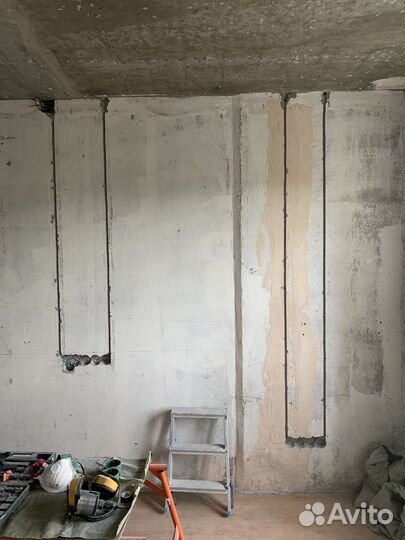 Перенос розеток Штробление без пыли