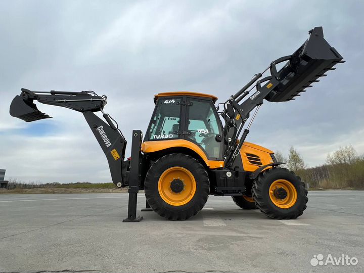 Экскаватор-погрузчик Cukurova 884, 2024