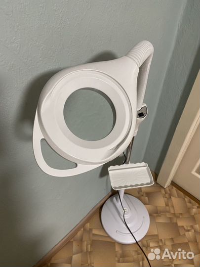 Лампа лупа напольная