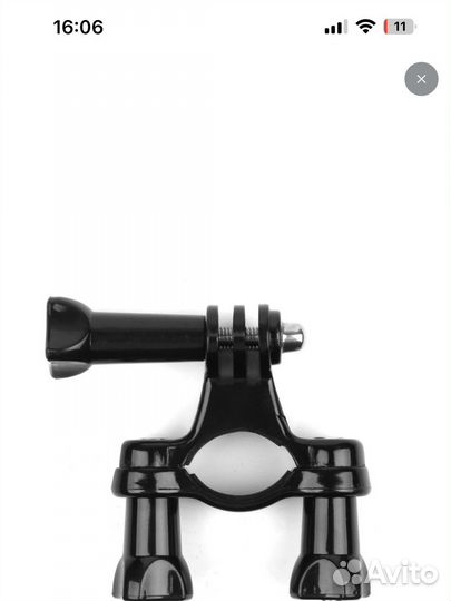 Крепление на руль малое для экшн камер GoPro