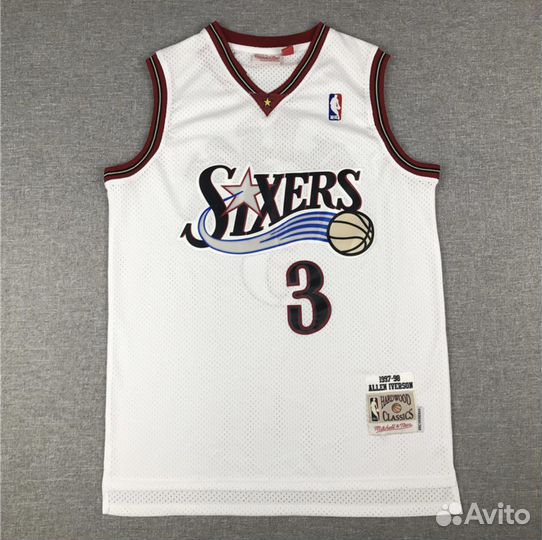 Баскетбольная джерси и шорты Аллена Айверсона