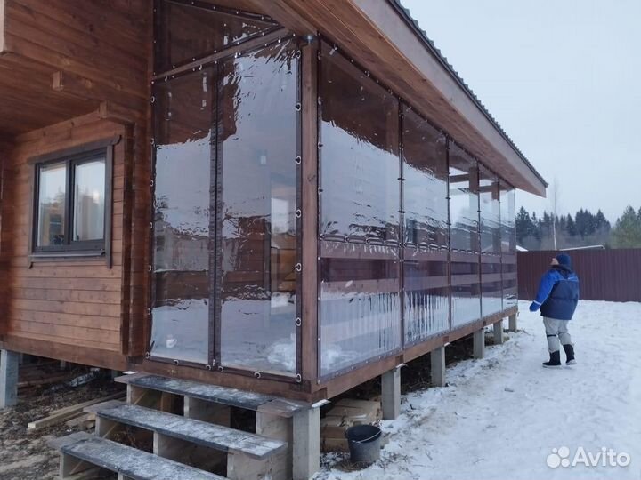 Мягкие окна для беседки, террас, веранды