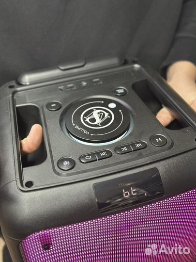 Громкая Караоке Колонка Блютус Shaswar 888