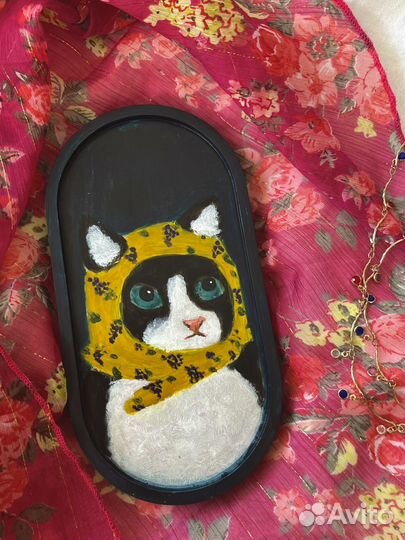 Поднос из гипса