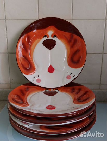 Тарелки. 5 шт