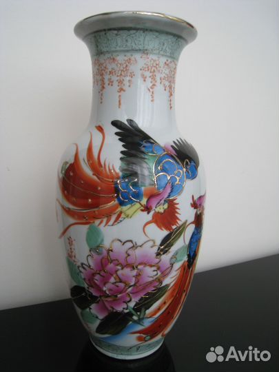 Ваза, Китай, Ручная роспись