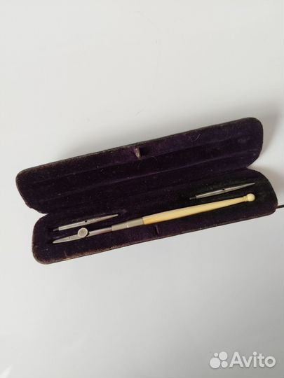 Старинный чертежный рейсфедер G.Gerlach Varsoviе