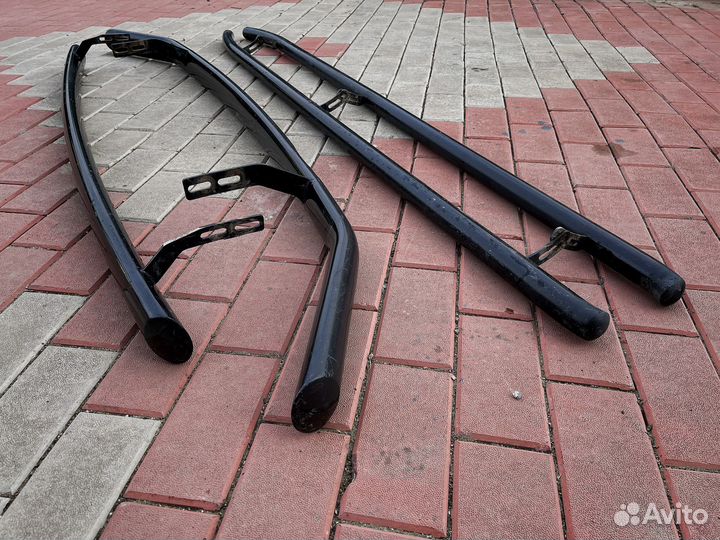 Защита порогов и бамперов TLC200