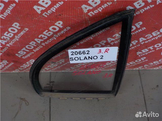 Форточка двери задняя правая Lifan Solano 620