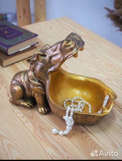 Молд кашпо органайзер бегемот форма