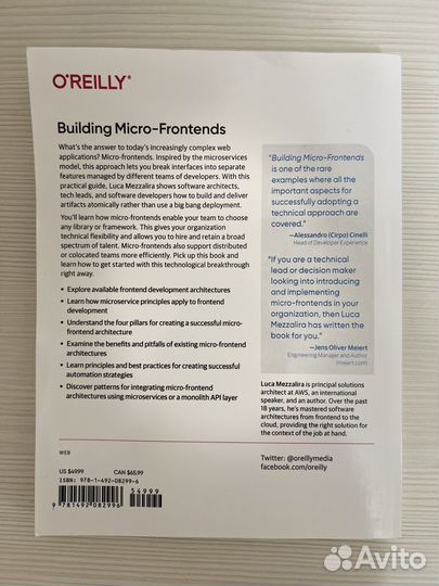 Building Micro-Frontends O'Reilly Книга IT