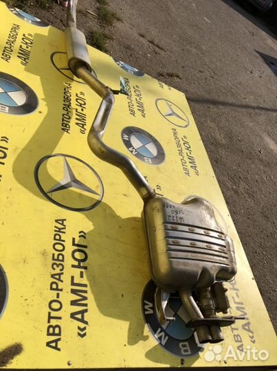 Mercedes W222 S222 W217 C217 Глушитель в сборе L л