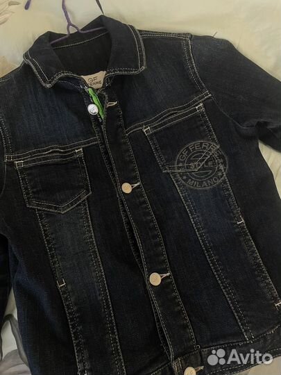 Джинсовая куртка для мальчика 116