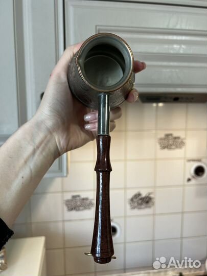 Турка для кофе медная