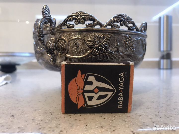 Конфетница мельхиор