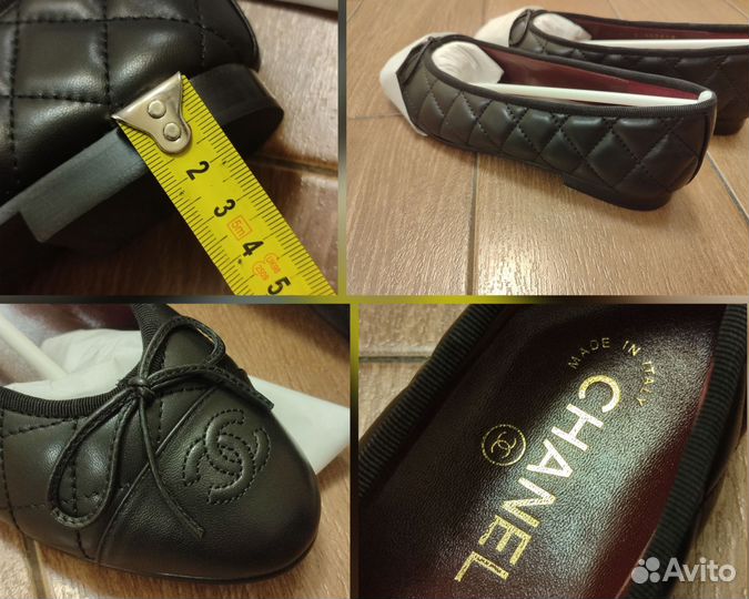 Балетки Chanel Натуральная кожа Новые