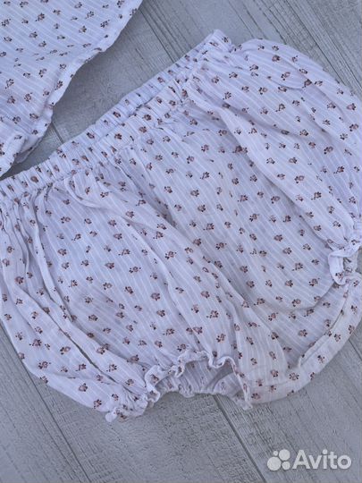 Летний комплект для девочки zara 74