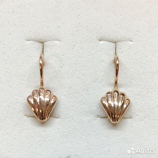 Золотые серьги 585 пробы