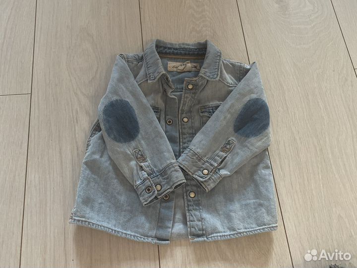 Джинсовая рубашка 74