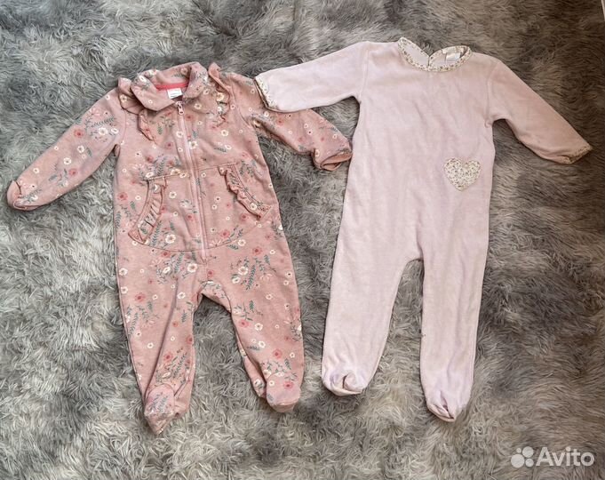 Детская одежда для девочек 68-80 пакетом