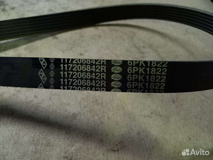 Ремень навесного рено 6pk1822