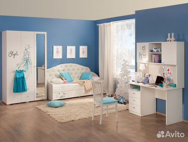 Детская модульная комната Гламур