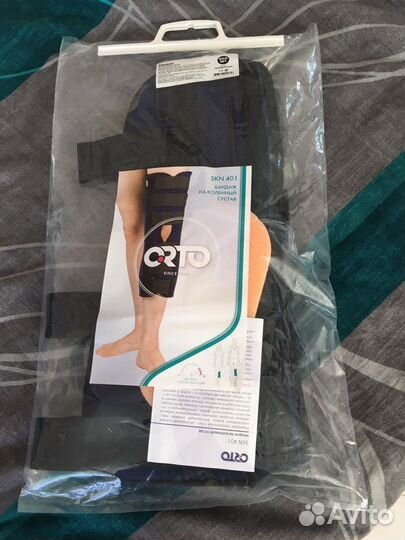 Бандаж на коленный сустав orto