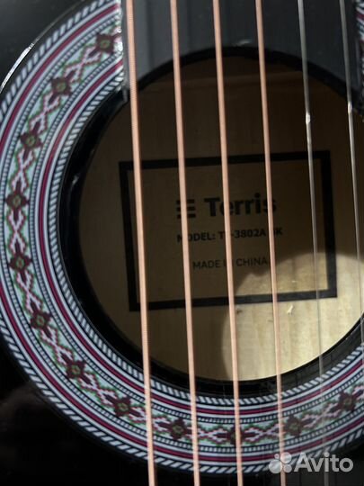 Акустическая гитара terris tf 3802A