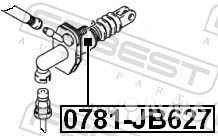 Цилиндр сцепления главный 0781-JB627