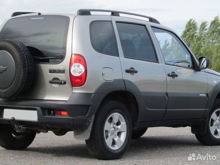 Рейлинги на крышу установка Chevrolet Niva Bertone