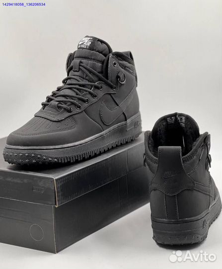 Ботинки Nike Air Force 1 Duckboot (с мехом) (Арт.24812)