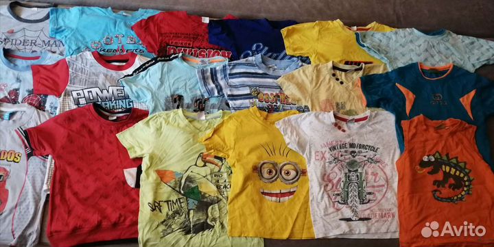Летние футболки, поло, рубашки, костюмчики