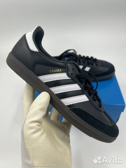 Кроссвоки adidas samba og black gum