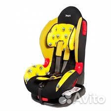 Автокресло 9-25кг Siger Кокон ART Пчелка