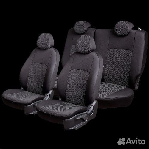 Чехлы на сиденье Хендай Solaris-1 хетчбэк 09.2010
