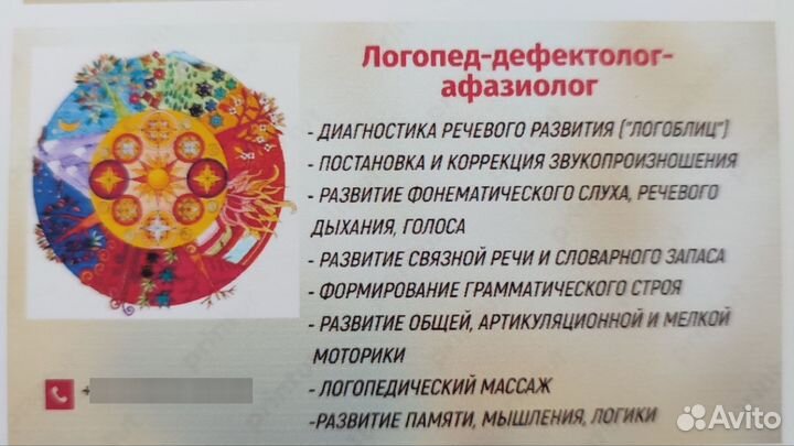 Логопед -дефектолог, афазиолог