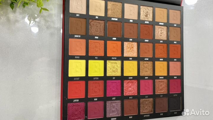 Beauty bay палетка теней