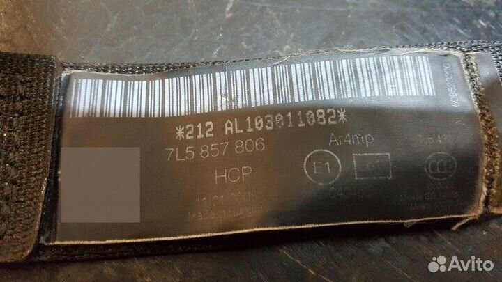 Ремень безопасности Porsche Cayenne 957 M48.51 08