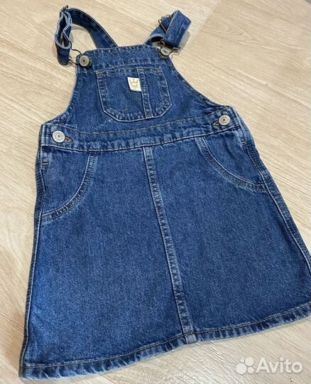 Джинсовый сарафан для девочки